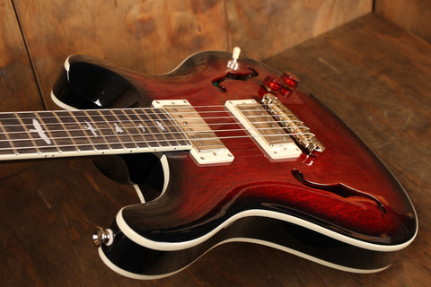 PRS SE Hollowbody Standard Fire Red Burst